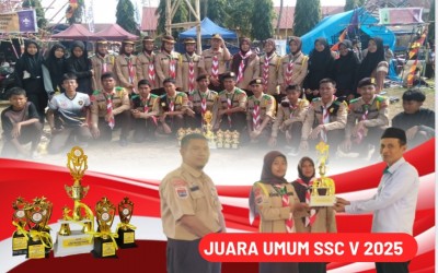 Pramuka MAN 2 Soppeng Juara Umum SSC 2025 di Bumi Perkemahan Padali