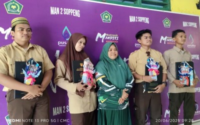 Tanda Cemerlang Pembelajaran BerDiferensiasi, 203 Siswa MAN 2 Soppeng resmi Naik Kelas sempurna