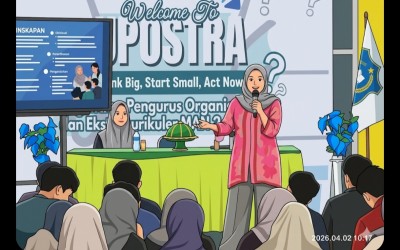 Andini Lulus Masuk UNHAS Jalur Ketua Osis Jadi Pemateri Upgrading Siswa MAN 2 Soppeng